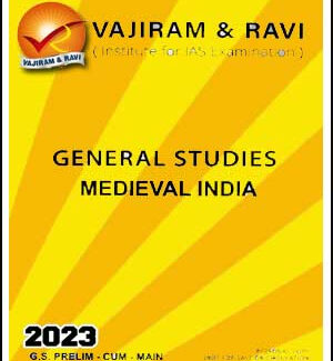 Vajiram & Ravi GS Medieval India Yellow Book 2023 English Medium Printed Notes