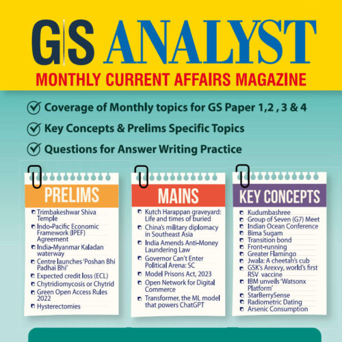 GS Score GS Analyst  Monthly Current Affairs Magazine May English Medium 2023