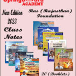 Mahecha Publication RAS (Rajasthan) Foundation Sprigboard Academy New Edition 2023 Class Notes 20 Booklets Original Books English Medium