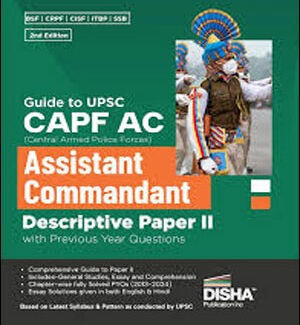 UPSC CAPF AC Assistant Commandant Descriptive Paper II DISHA Publication English Medium