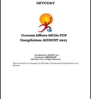 GK Today MCQ Compilation August 2021 Printed Notes English Medium