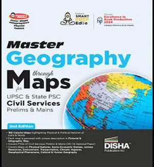 Disha Publication Master Geography Through Maps English Medium Original Book
