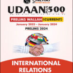 Only IAS Udaan 500 Plus International Relations For Prelims English Medium 2024 (Xerox)