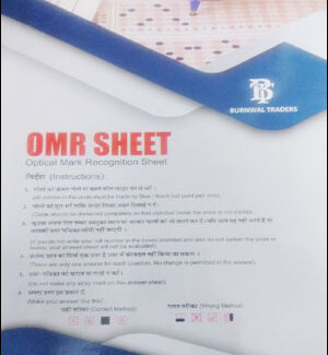 OMR Sheet 100 Questions Book Optical Mark Recognition 