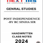 Post Independence Next IAS GS Class Notes 2024