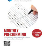 Shankar IAS Monthly Prestorming February 2024 Printed Notes English Medium