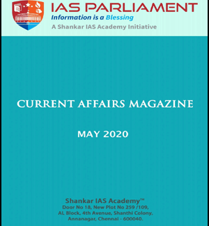 Shankar Ias Monthly Magzine May 2020 Printed Notes English Medium