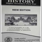 History Higher Secondary First Year by Tamil Nadu New Edition Original Book English Medium 