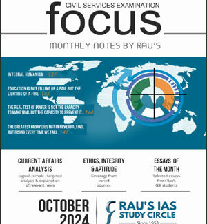 Focus Monthly Magazine October 2024 By Rau's IAS  English Medium