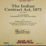 LexisNexis Universal’s The Indian Contract Act, 1872 Bare Act With Short Notes Original Book 2025 Edition English Medium