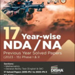 17 Yearwise NDA/NA Previous Year Solved Paper (2023-15) Phase 1&2 5th Edition Disha Publications Original Book English Medium