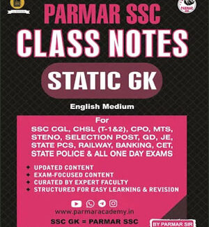 Parmar SSC  Class Notes STATIC GK  English Medium  Original Book
