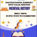 X IAS - Ghatna Chakra Summary With Value Addition - Medieval History  -  English Medium
