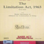 LexisNexis Universal’s The Limitation Act, 1963 Bare Act With Short Notes Original Book 2025 Edition English Medium