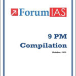 Forum IAS 9pm Compilation For The Month Of October 2023 English Medium