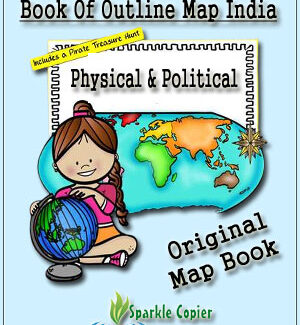 Map-Book of Outline Maps-India Physical and Political (Original Book)