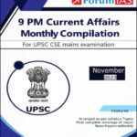 Forum IAS 9pm Compilation For The Month Of  November 2023 English Medium
