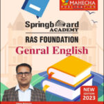 Mahecha Publication Ras (Rajasthan) Foundation General English Springboard Academy New Edition 2023 Class Notes Original Book English Medium