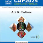 Next Ias Current Affairs For Prelims (CAP) Art & Culture Volume-1 CSE Prelims 2024 English Medium