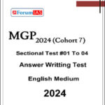 Forum Ias MGP Cohort 7 Answerwritting Test Series 2024 English Medium