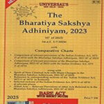 LexisNexis Universal’s The Bharatiya Sakshya Adhiniyam, 2023 Bare Act Original Book 2025 Edition English Medium