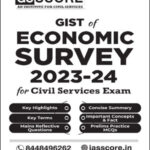 GS Score Ias Gist Of Economic Survey 2023-24 English Medium