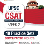 Arihant UPSC CSAT Civil Services Aptitude Paper-2 Solved Papers 2023-2018 10 Practice Sets English Medium 