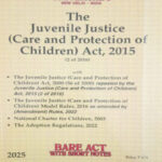 LexisNexis The Juvenile Justice (Care and Protection of Children) Act , 2015 , Bare Act With Short Notes Original Book 2025 Edition English Medium