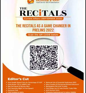 Vajiram & Ravi The Recitals Current Affairs September English Medium 2022