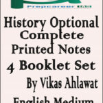 Vikas Ahlawat History Optional Printed Notes English Medium