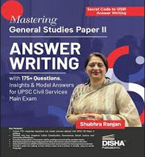 Mastering General Studies Paper II Answer Writing Disha Publication  by Shubhra Ranjan