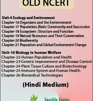 OLD NCERT 12th Class Biology Unit-IX Environment And Ecology Chapter Hindi Medium