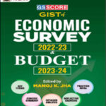 Prabhat GS Score IAS Gist Of Economic Survey 2022-23 & Budget 2023-24 Edited By Manoj K. Jha English Medium Original Book