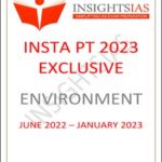 Insights IAS Insta PT Exclusive Environment 2023 English Medium Printed Notes