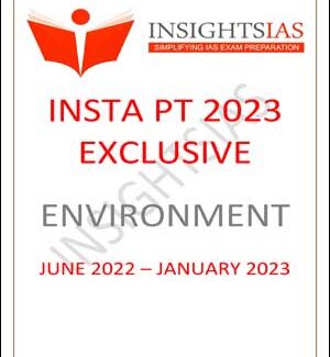Insights IAS Insta PT Exclusive Environment 2023 English Medium Printed Notes