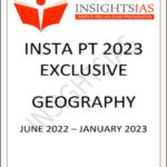 Insights IAS Insta PT Exclusive Geography 2023 English Medium Printed Notes