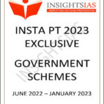 Insights IAS Insta PT Exclusive Government Schemes 2023 English Medium Printed Notes