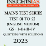 Insights IAS Mains Test Series 2023 Questions With Solutions English Medium