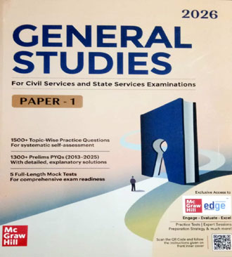 General Studies Paper-1 Mc Graw Hill By Dr Surender Singh and Dr Virinder Parmar English Medium 2026