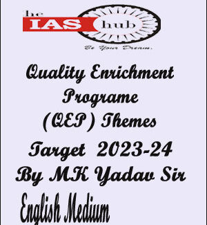 MK Yadav Quality Enrichment Programe Themes (QEP) Target 2023-24 By MK Yadav Sir English Medium