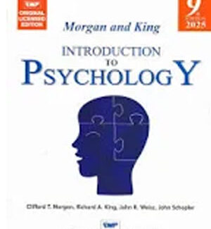 Introduction To Psychology Morgan And King 9th Edition 2025 English Medium Original Book