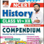 Ncert History Class VI to XII 6000+ Facts Kiran  One Liner Khan Sir Compendium English Medium
