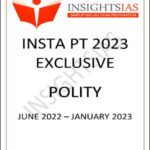 Insights IAS Insta PT Exclusive Polity 2023 English Medium Printed Notes