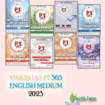 Vision IAS PT 365 English Medium 2023 Printed Notes 08 Booklets Combo Set