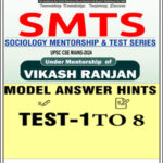 Sociology Optional Test 1 To 08 Triumph IAS By Vikash Ranjan English Medium 2024