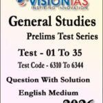 Vision IAS Prelims Test 2026