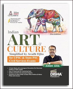 Disha Publication Art and Culture Simplified - By Avadh Ojha English Medium