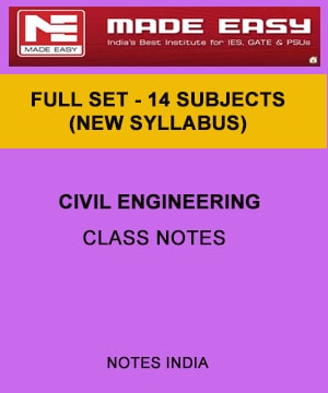 Made Easy Civil Engineering Full Set Class Notes Notes India