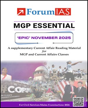 Forum IAS Epic November 2025 English Medium