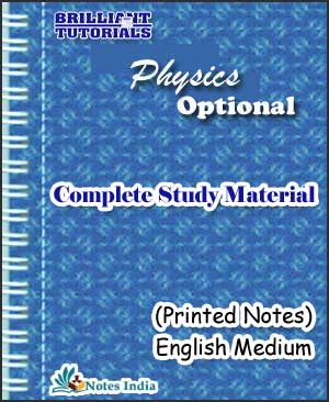 Brilliant Tutorials - Physics Optional - Complete Study Material ...